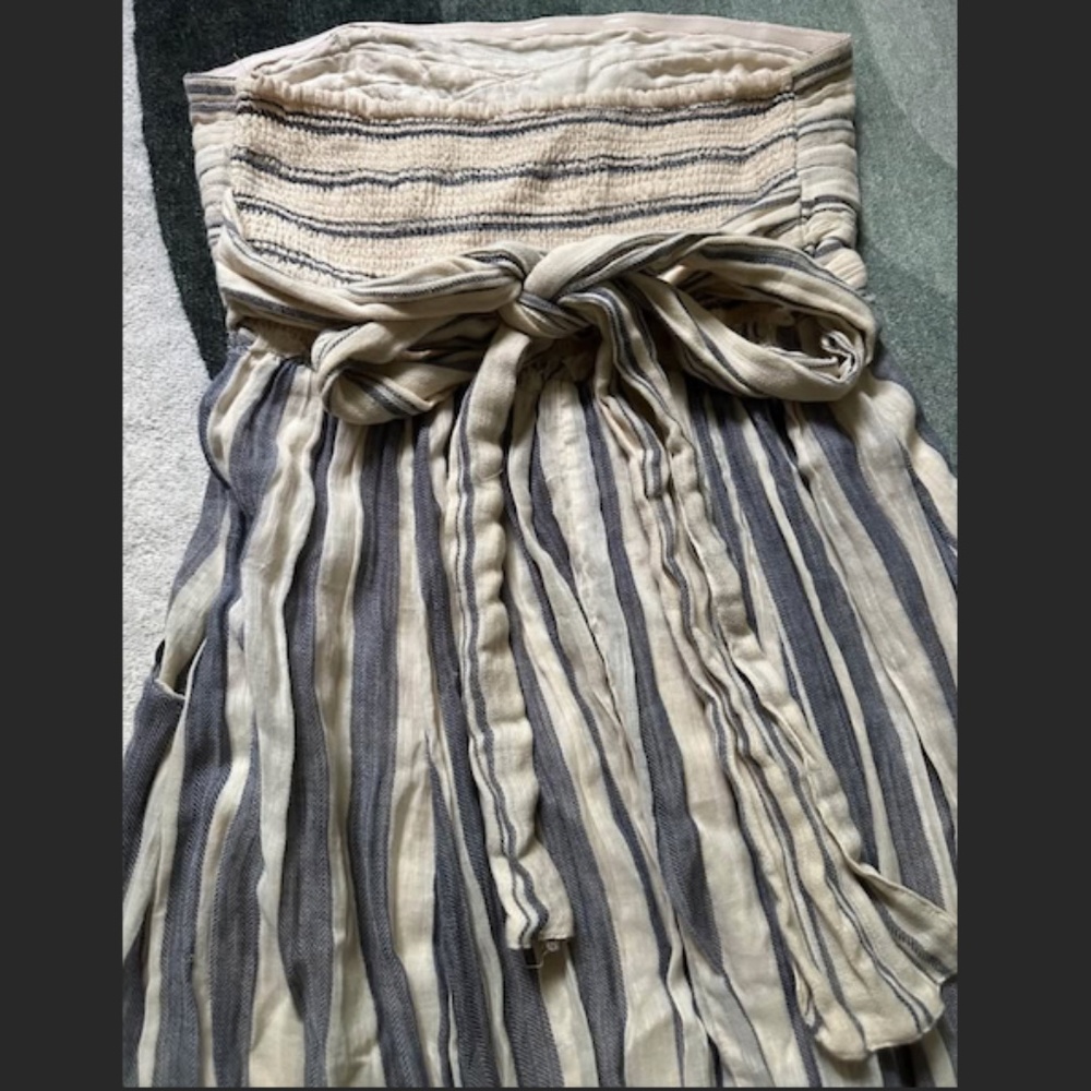 Free People Stripe Me Up strapless maxi dress - Picture 4 of 8